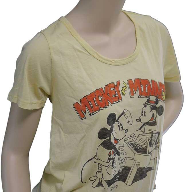 JUNKFOOD（ジャンクフード） Tシャツ レディース 半袖 ミッキーマウス 