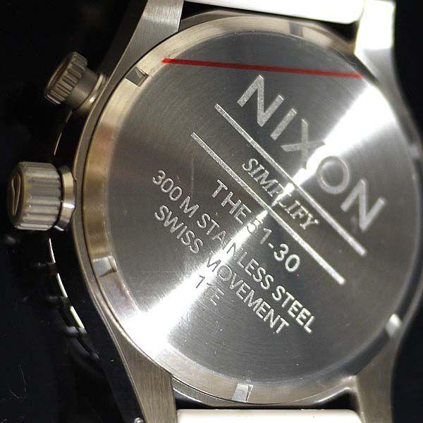 NIXON 9054 ニクソン 腕時計 メンズ THE 51-30 PU WHITE A058-793 ダイバー ウォッチ 文字盤 時計 フィッシング ダイビング タイドグラフ ランキング｜ai-na｜05