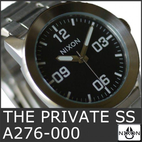 NIXON 9066 ニクソン 時計 プライベート 腕時計 黒 ブラック メンズ ウォッチ アナログ THE PRIVATE SS A276-000 時計 ダイバー 人気 おしゃれ 防水｜ai-na