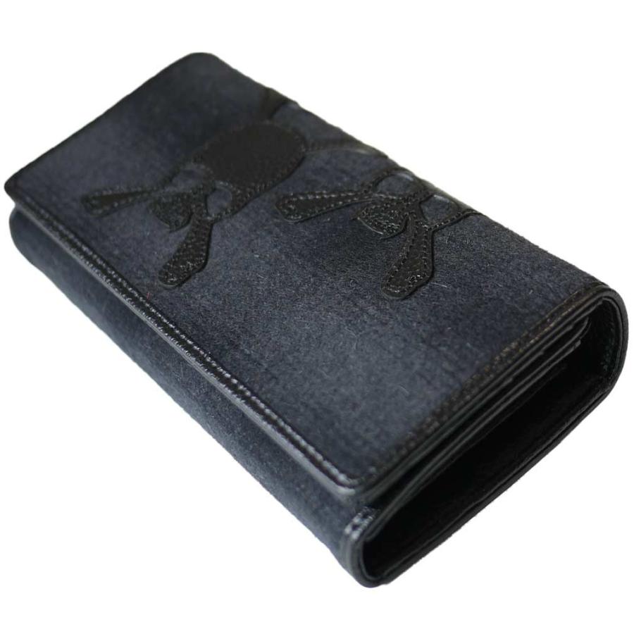 Roen ロエン 財布 メンズ 長財布 スカル レザー 二つ折り長財布 Roen ロエン 財布 メンズ 長財布 スカル レザー 二つ折り長財布