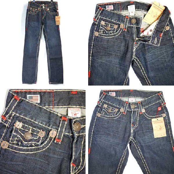 TRUE RELIGION（トゥルーレリジョン） W74-82 RICKY STRAIGHT RED