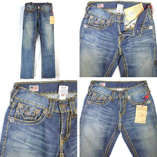 TRUE RELIGION（トゥルーレリジョン） W74-82 RICKY STRAIGHT RED