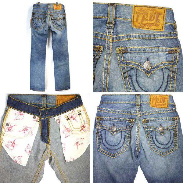 TRUE RELIGION（トゥルーレリジョン） W74-82 RICKY STRAIGHT RED