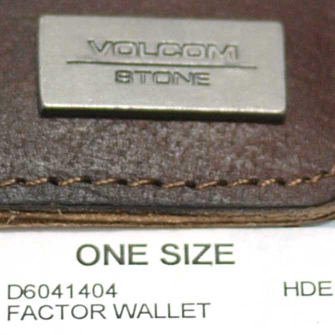 VOLCOM（ボルコム） 財布 メンズ レディース 本革 レザー 二つ折り
