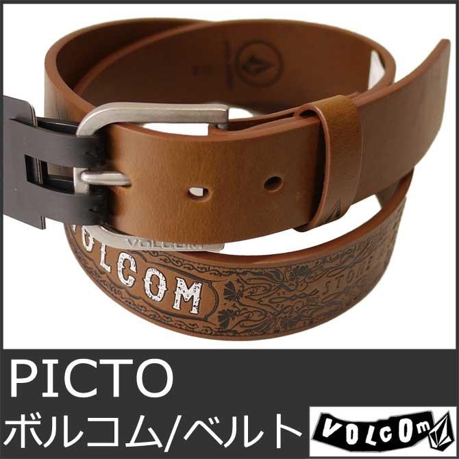 VOLCOM（ボルコム） VOLCOM 9016 ベルト フェイクレザー バンド メンズ