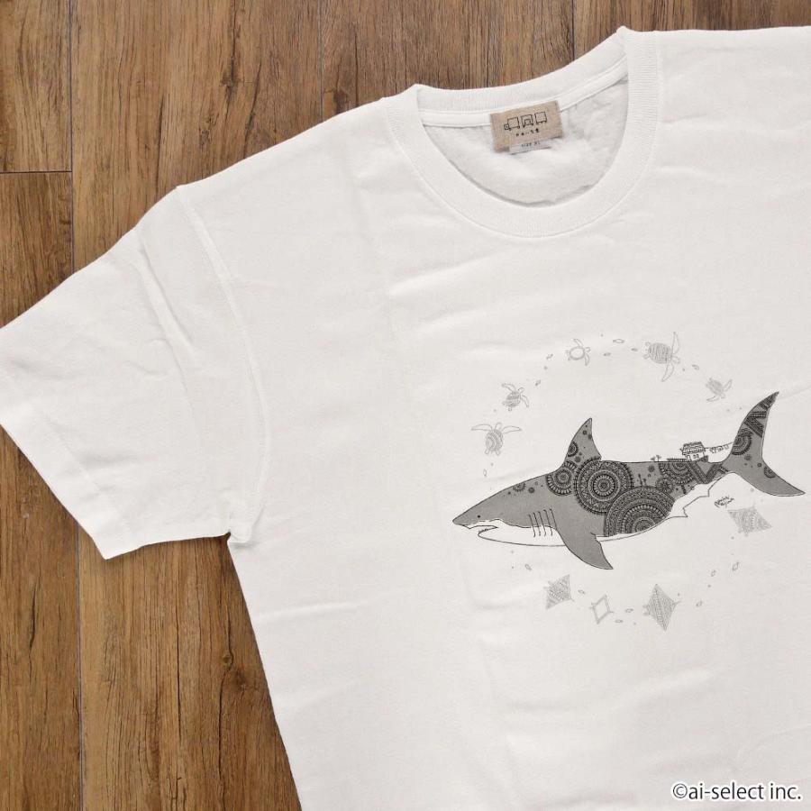 カレンダープレゼント 半袖Tシャツ XLサイズ かめいち堂 サメと海の