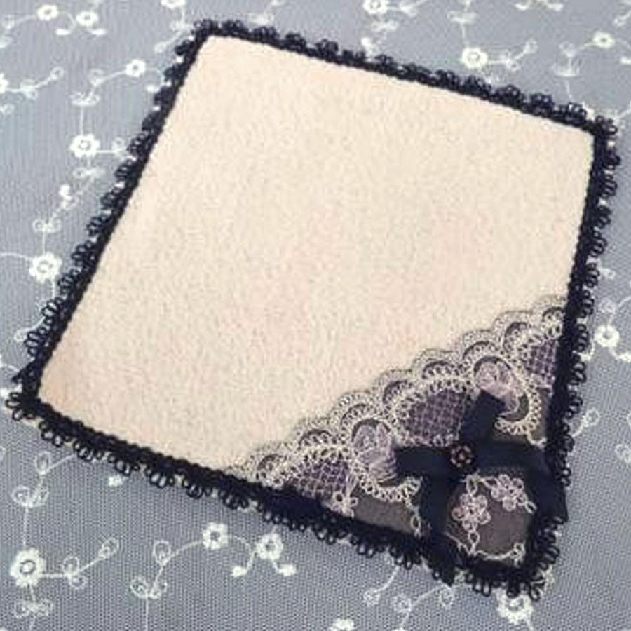 テーブルセンターにできそうな 可愛いタオルハンカチ ミニ レース雑貨とスリッパのお店ai 通販 Yahoo ショッピング