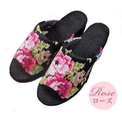 ai ヒール スリッパ おしゃれ レイクアルスター LAKE ALSTER オーキッド ローズ ルームシューズ ho パンタロン ギフト プレゼント シェニール
