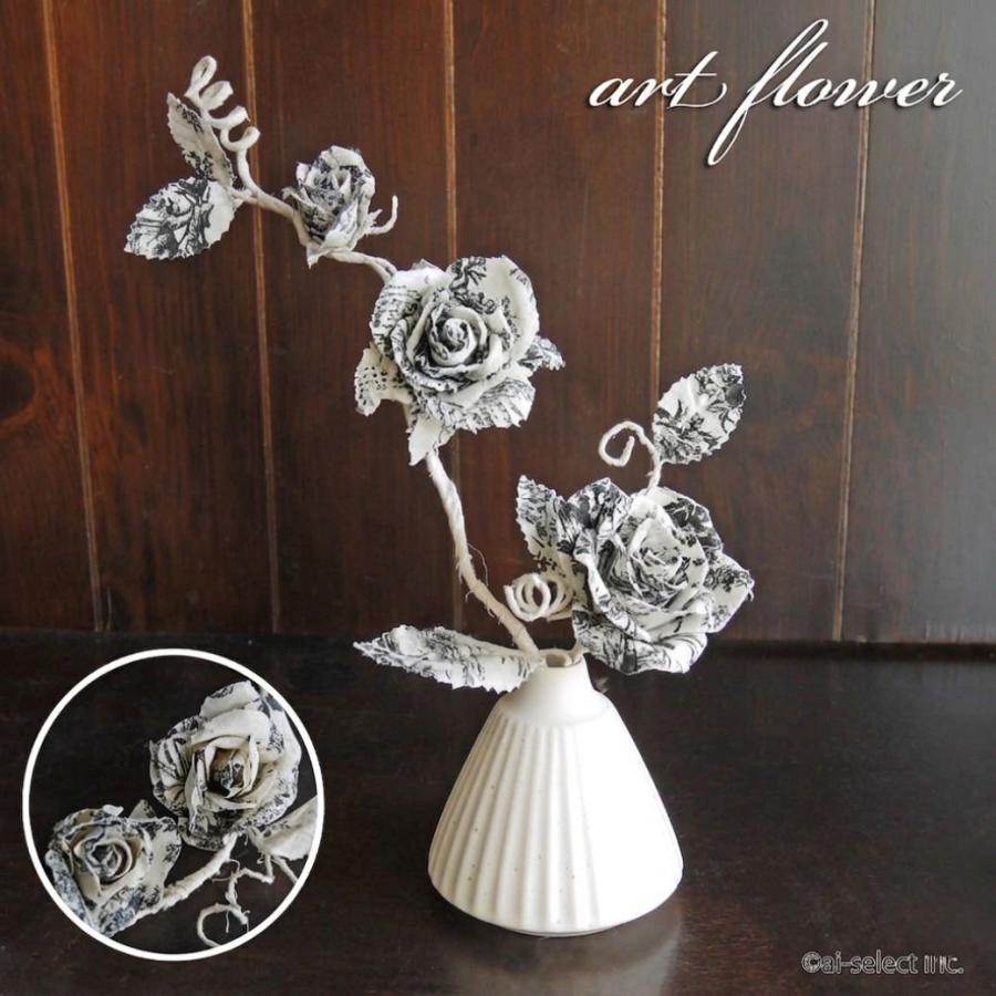 即納 SALE 440円→110円 布薔薇 アートフラワー 単品 1本 ローズ 大人