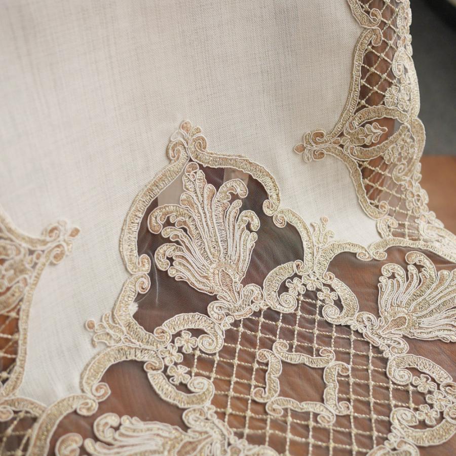 即納 サイズ 43X172cm 楕円 大きなテーブルセンター テーブル