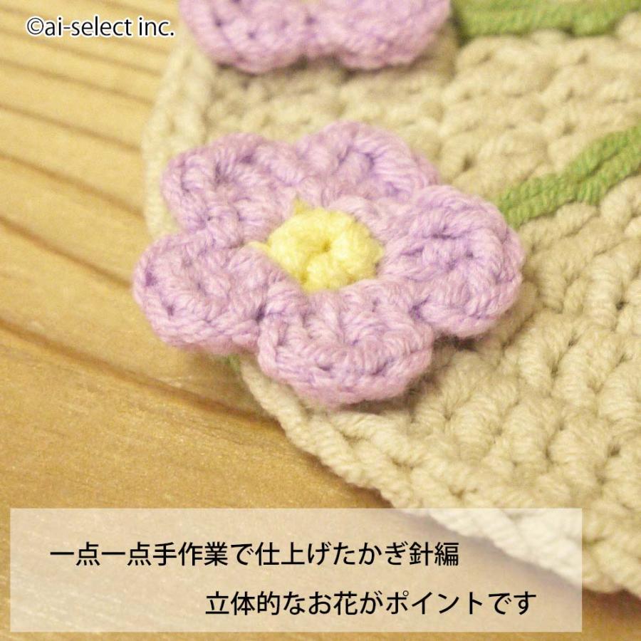 コースター かぎ針編み 立体 お花コースター 小さな ドイリー