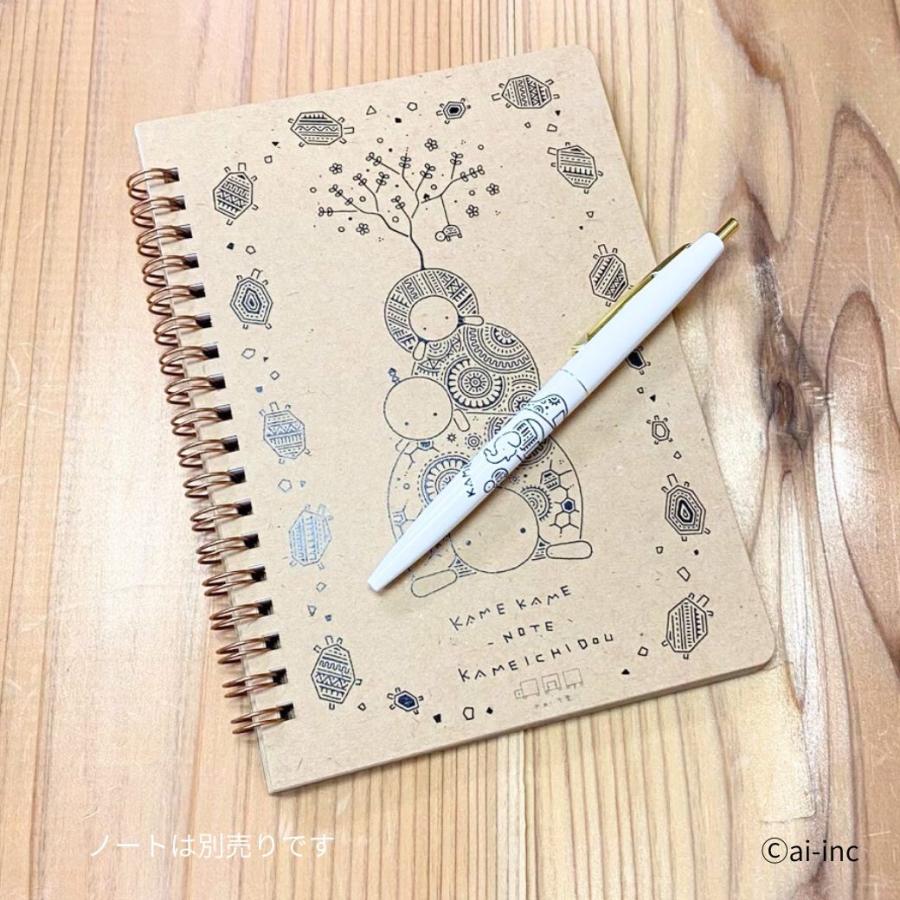 かめいち堂×BICボールペン 0.5mm 黒 フランス bic カメ ゾウ キリン