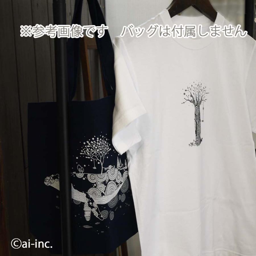 Tシャツ 半袖 かめいち堂 S M L XL ホワイト 白 バオバブの木 