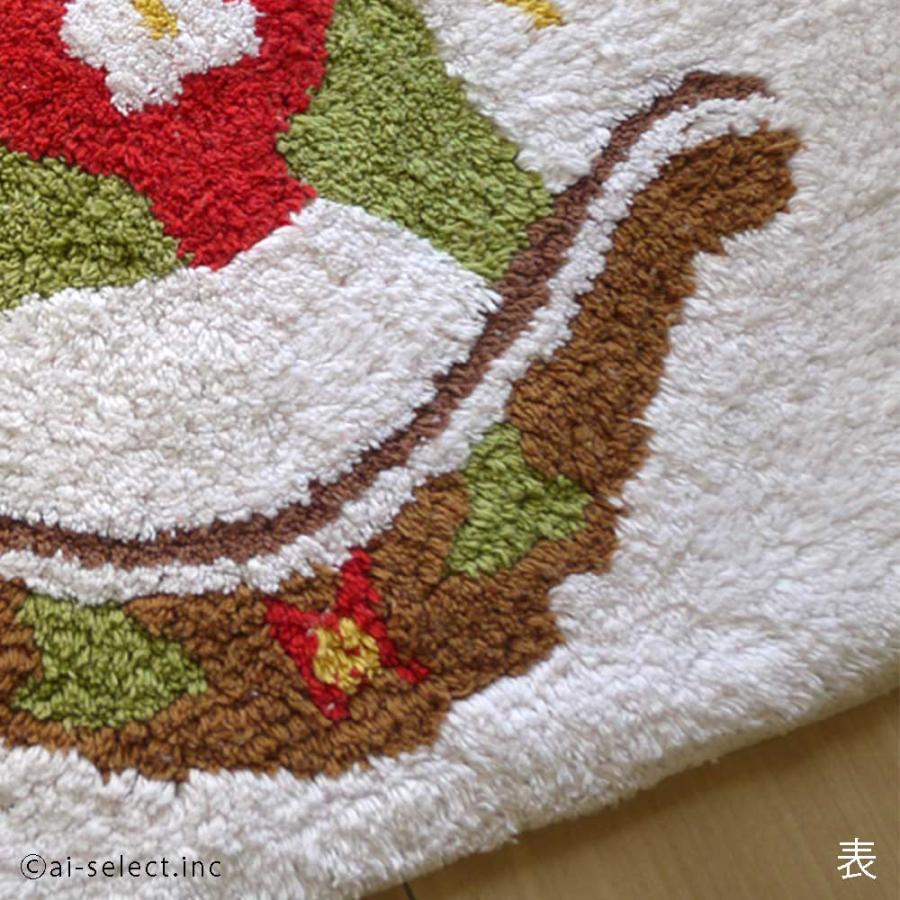 インテリアマット　即納 子供部屋 ラグ 楕円 モクバ 木馬 ロッキングホース ai アルテモール 洗える 円形 北欧 インテリアマット フロアーマット 可愛い |  | 02