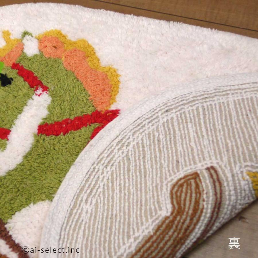 インテリアマット　即納 子供部屋 ラグ 楕円 モクバ 木馬 ロッキングホース ai アルテモール 洗える 円形 北欧 インテリアマット フロアーマット 可愛い |  | 03