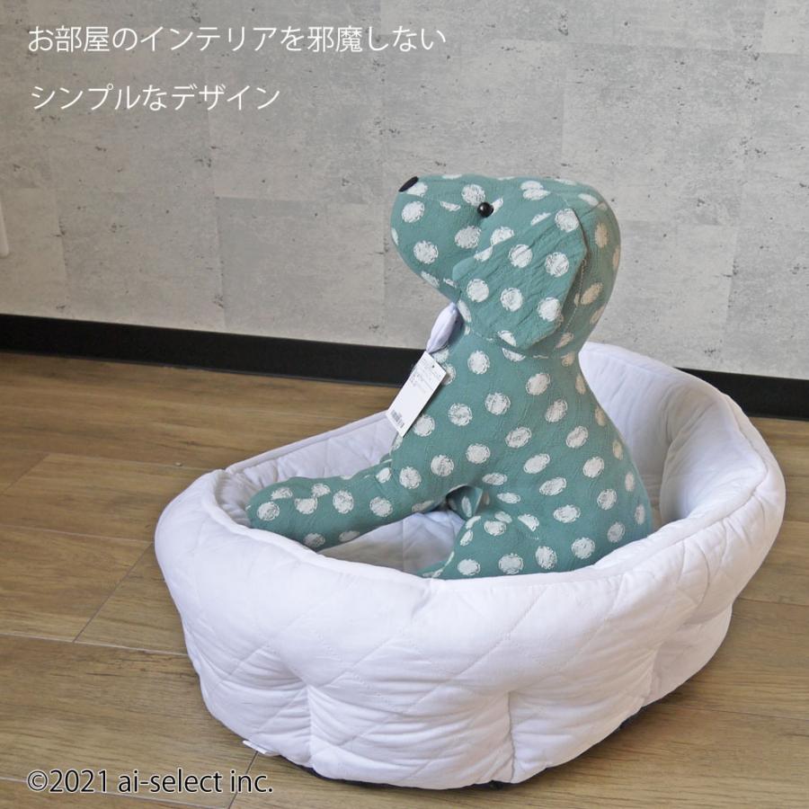 ペットベッド キルティング 犬 ネコ イヌ ペット用品 白 室内用 お洒落