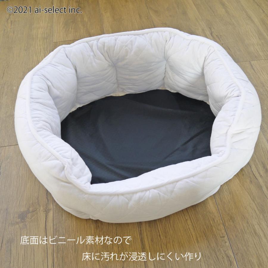 ペットベッド キルティング 犬 ネコ イヌ ペット用品 白 室内用 お洒落