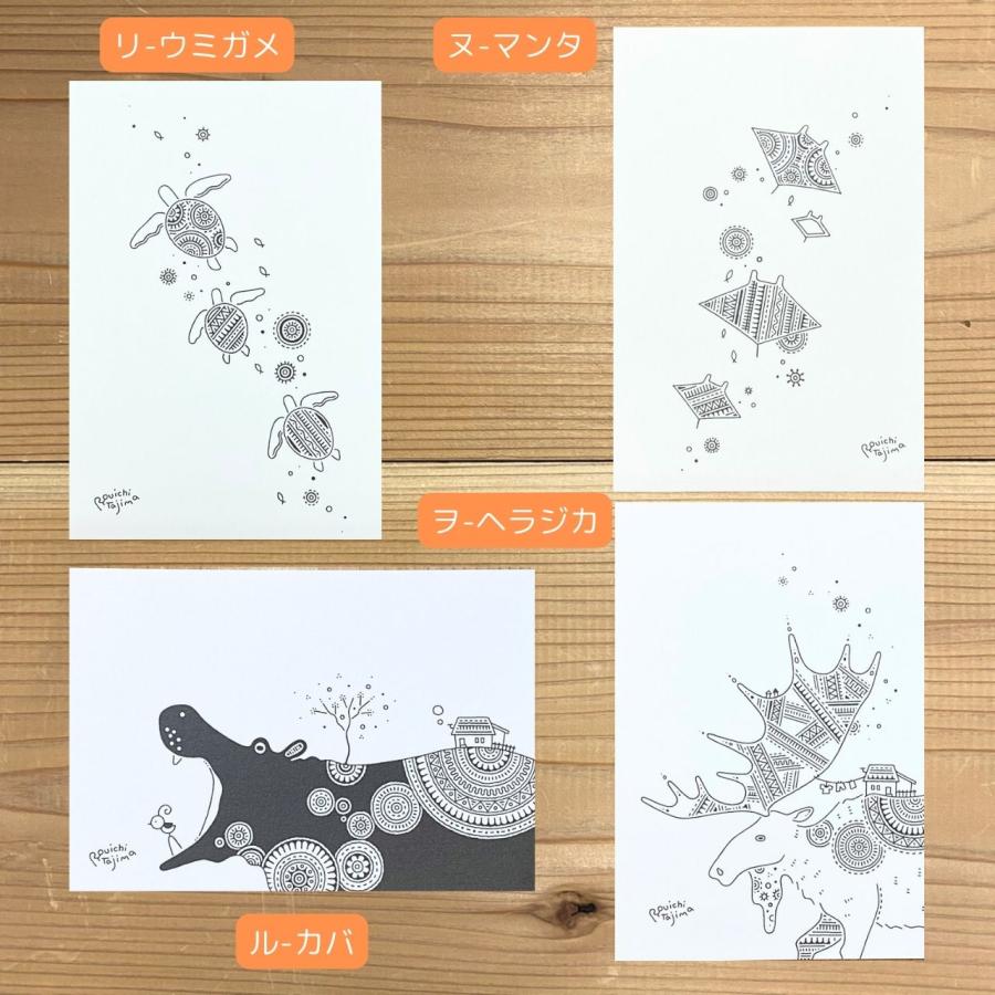 New かめいち堂 ポストカード 16枚コンプリートセット 非売品カード1枚付 寒中見舞い 挨拶 選ぶ手間無し 全種類揃う 作品集のようなセット イラスト kpc sn |  | 03