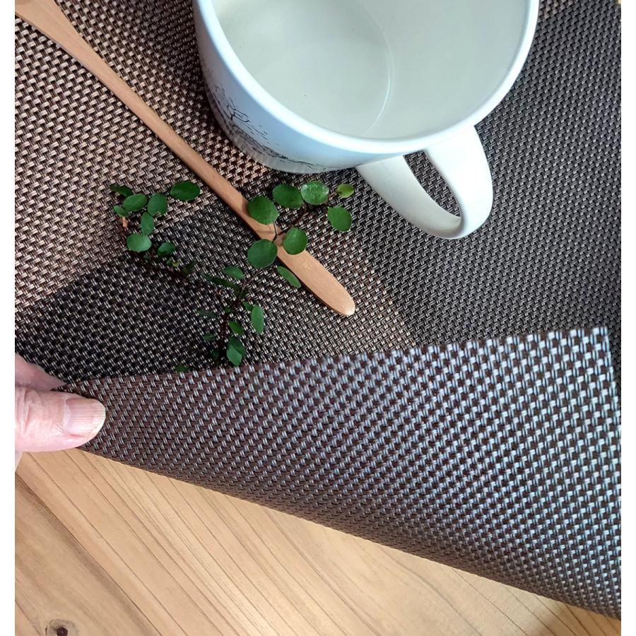 ランチョンマット 約32×45cm PVC ビニール 布感覚 ai お皿が映える