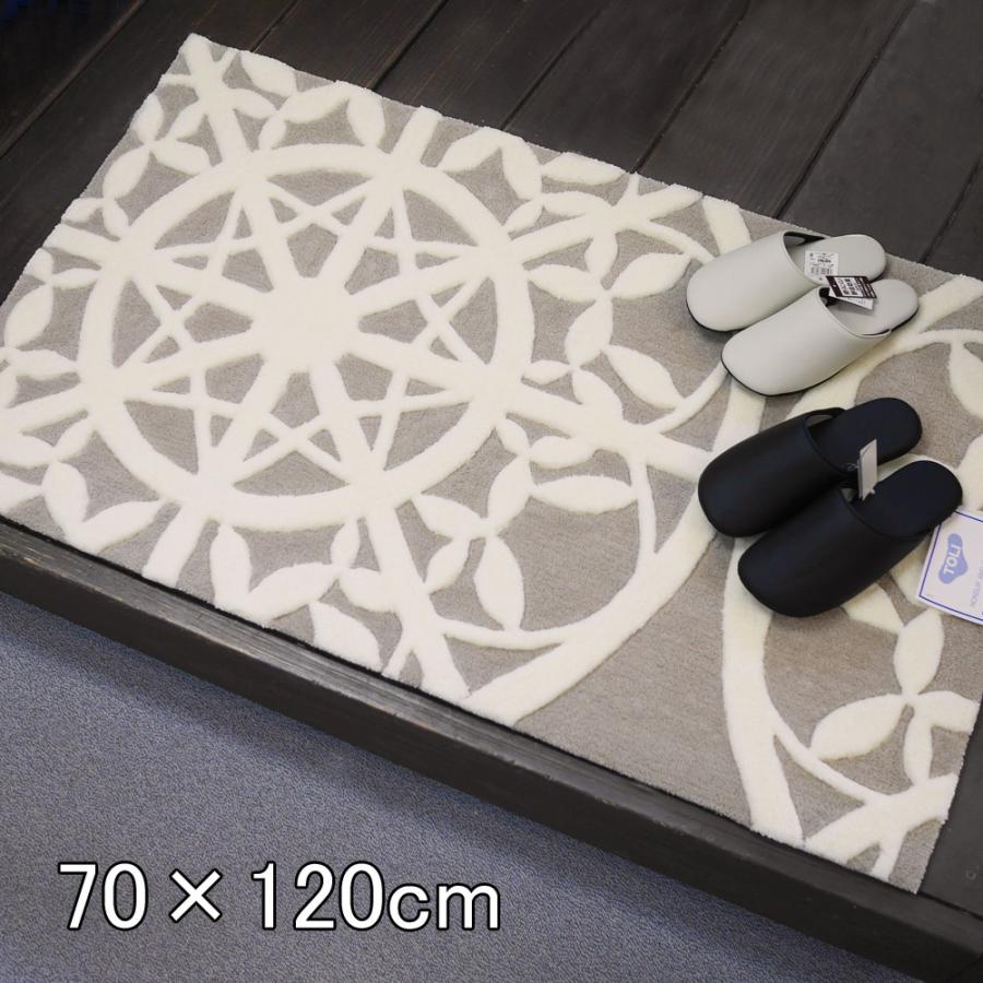 玄関マット 洗える 70ｃｍ 1ｃｍ グレーベージュのカットパイルベースのモダンイメージ Gk レース ナチュラル 東リtom4917 Tom4917 レース雑貨とスリッパのお店ai 通販 Yahoo ショッピング