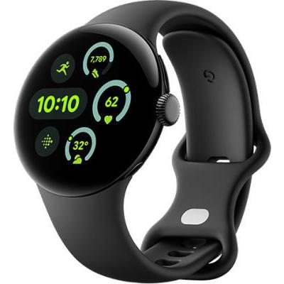 Google Pixel 新品 Watch3 45mm LTE (WiFi) Matte Black アルミケース 
