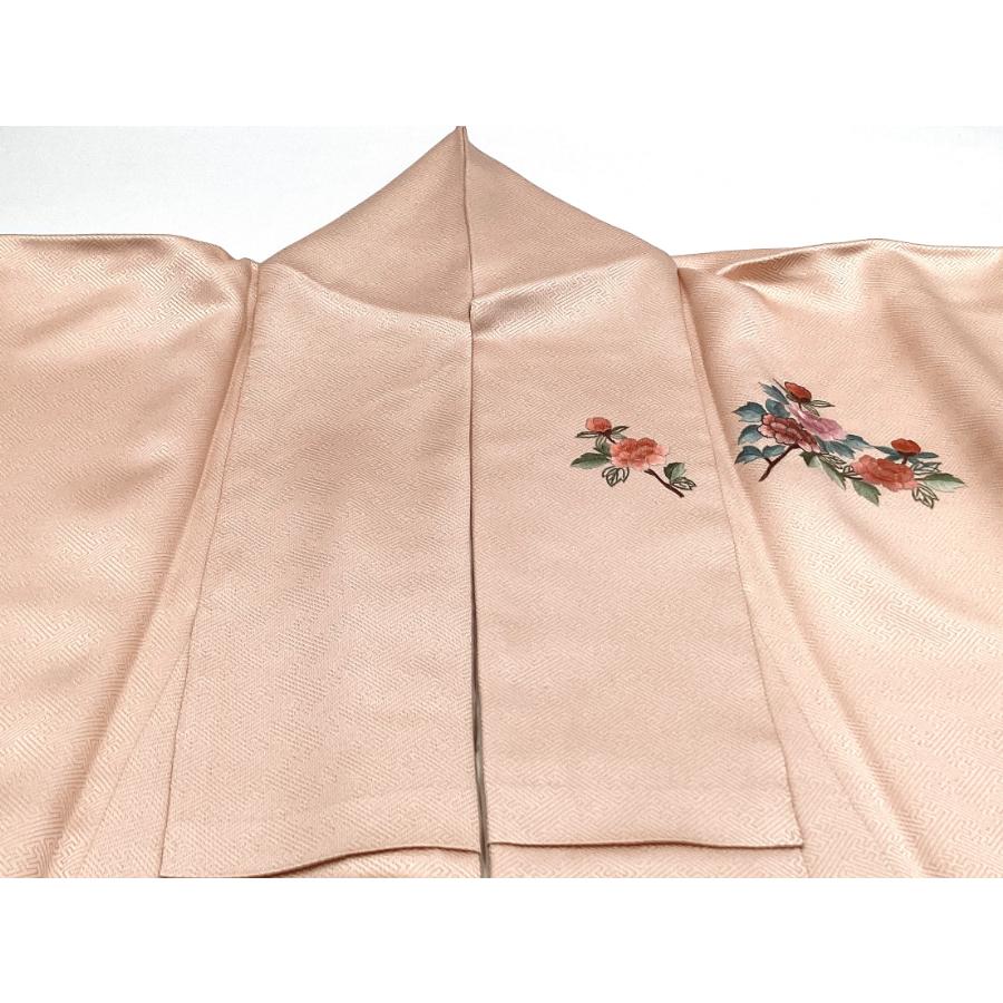 中古品　正絹　附下　袷きもの　蘇洲刺繍　長襦袢　セット品　24085　t_4