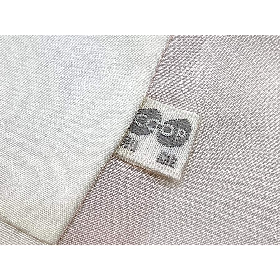 中古品　正絹　附下　袷きもの　蘇洲刺繍　長襦袢　セット品　24085　t_7