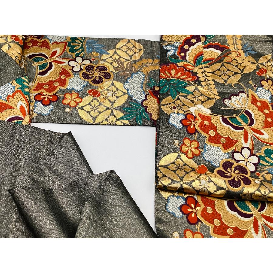 中古品 正絹 袋帯 高級西陣 唐織 六通柄 O24048 t : 愛スタイルきもの