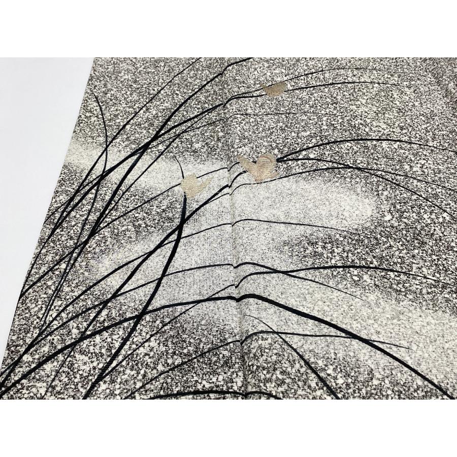 中古品　正絹　訪問着　夏物きもの　駒絽織　蒔糊加工　京友禅金彩　ボカシ染　24234　t_2