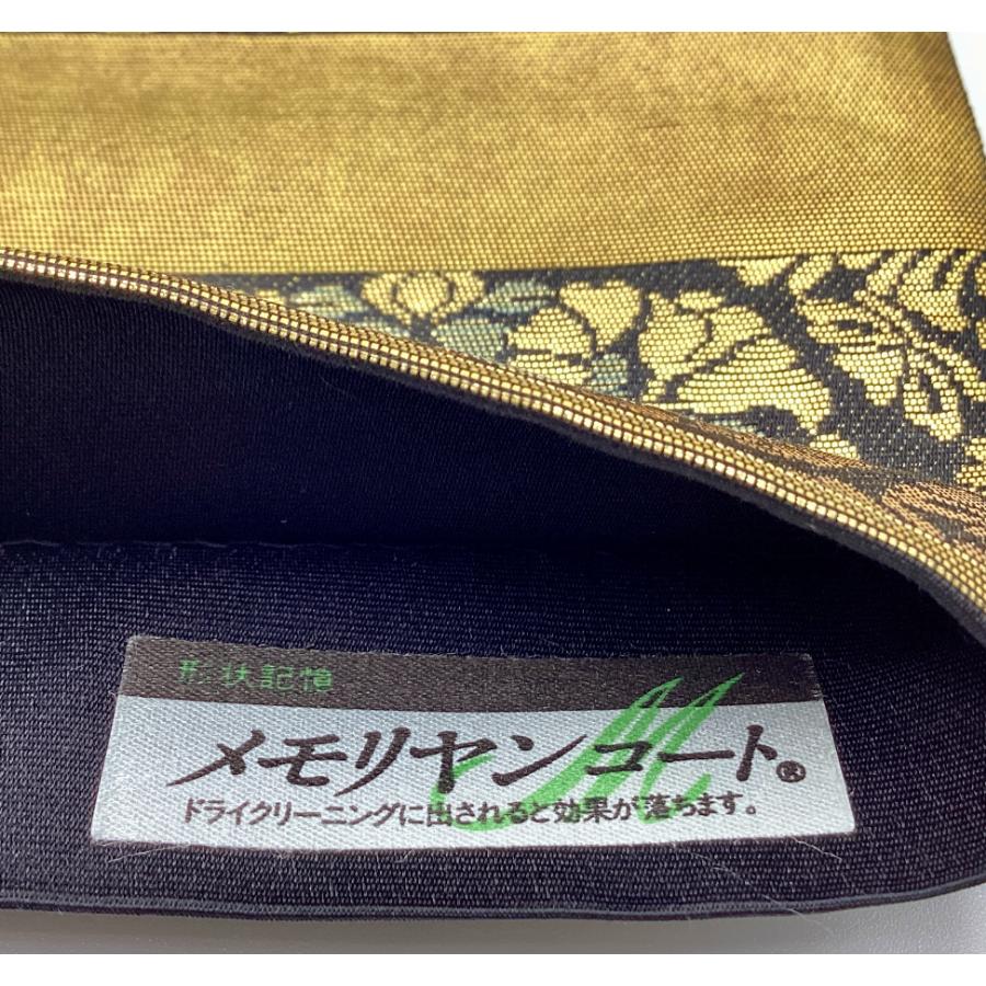 中古品 正絹 袋帯 引箔 本金箔 明日香間道 六通柄 O23130 t : 愛