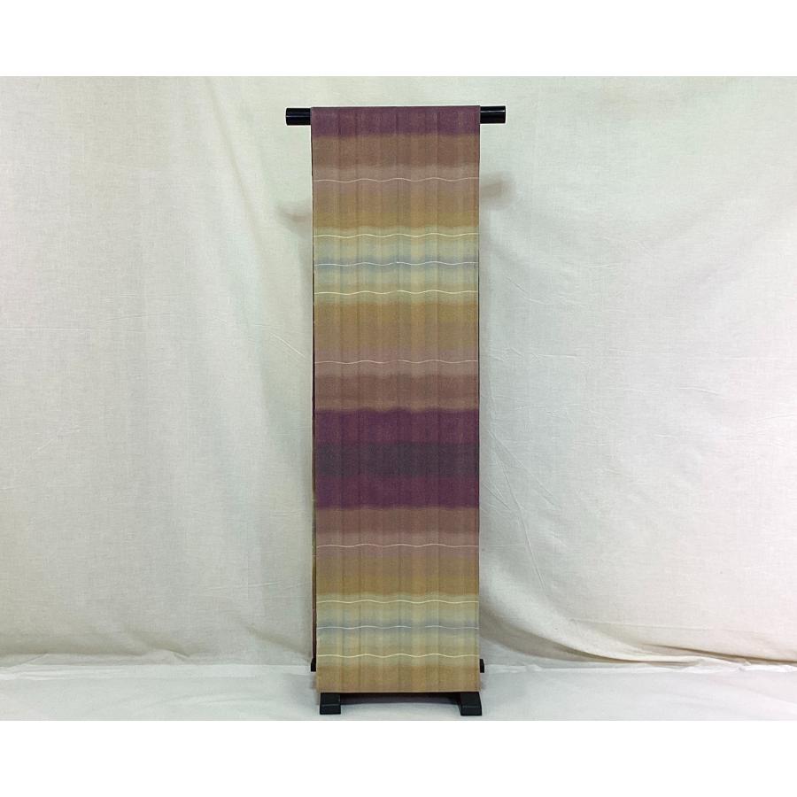 袋帯 美品 逸品 華文 明綴れ 金糸 灰白 お太鼓柄 正絹 中古品 正絹 袋帯 明綴れ織り お太鼓柄 O24254 t : 愛スタイルきもの
