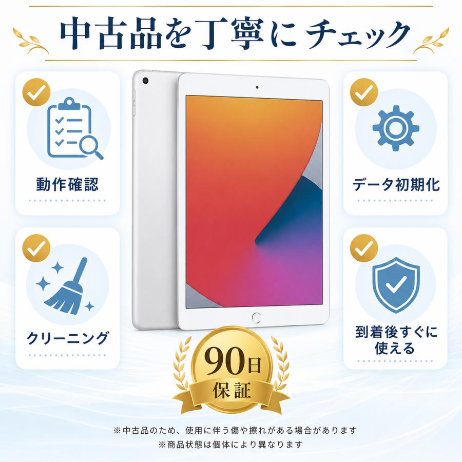 Apple 【開店10％OFFクーポン配布中】Apple iPad 中古美品 第8世代
