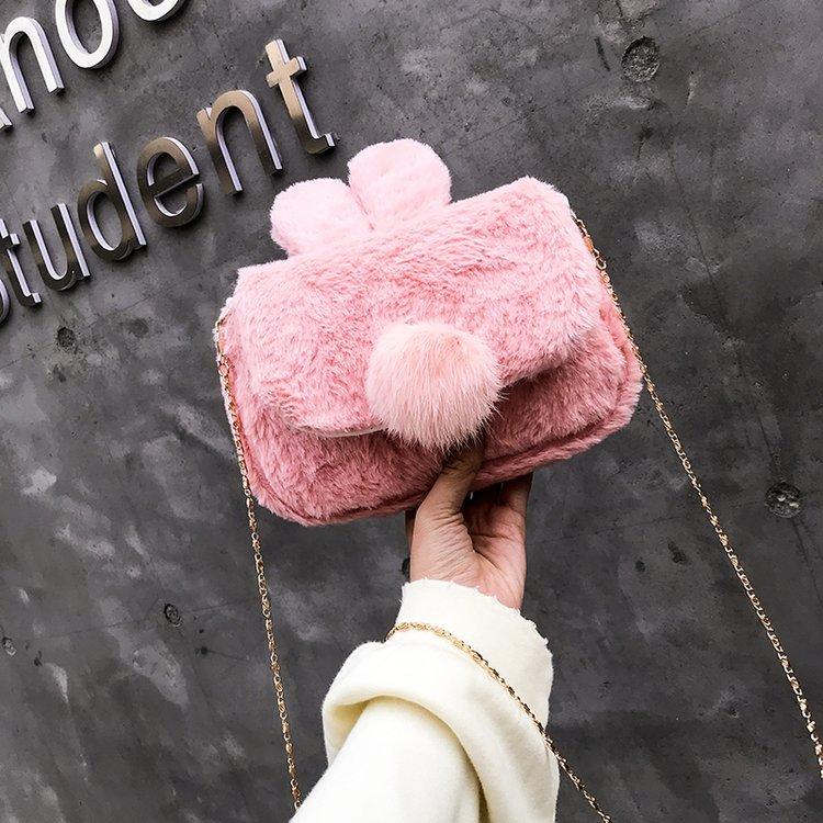 うさぎポシェット ショルダーバッグ ファー もこもこ ふわふわ ウサギ