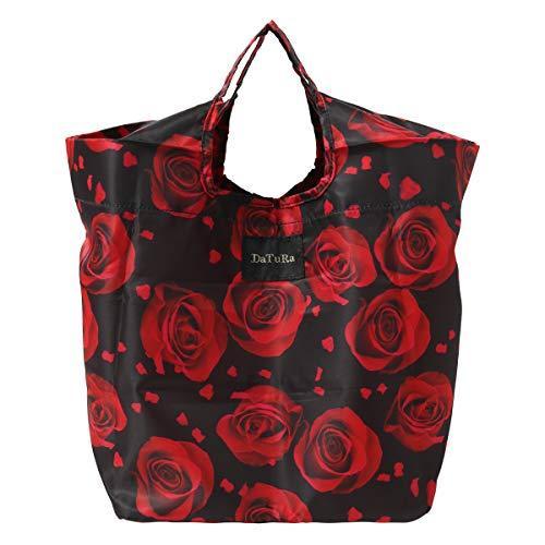 ダチュラ バッグ エコバッグ Datura 折りたたみ コンパクト レディース 花柄 花柄 Datura Dtr 534 エコレジバッグ マチ広 プリ A B08rcpksht バラ柄 アイアイアルストア