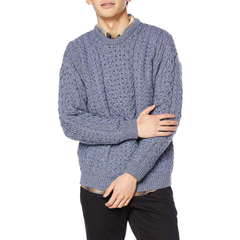 アランウーレンミルズ セーター A823 Traditional Aran Sweater メンズ