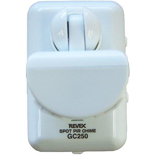 リーベックス(Revex) チャイム 人感センサー アラーム 警告音 防犯 来客 GC250 ホワイト