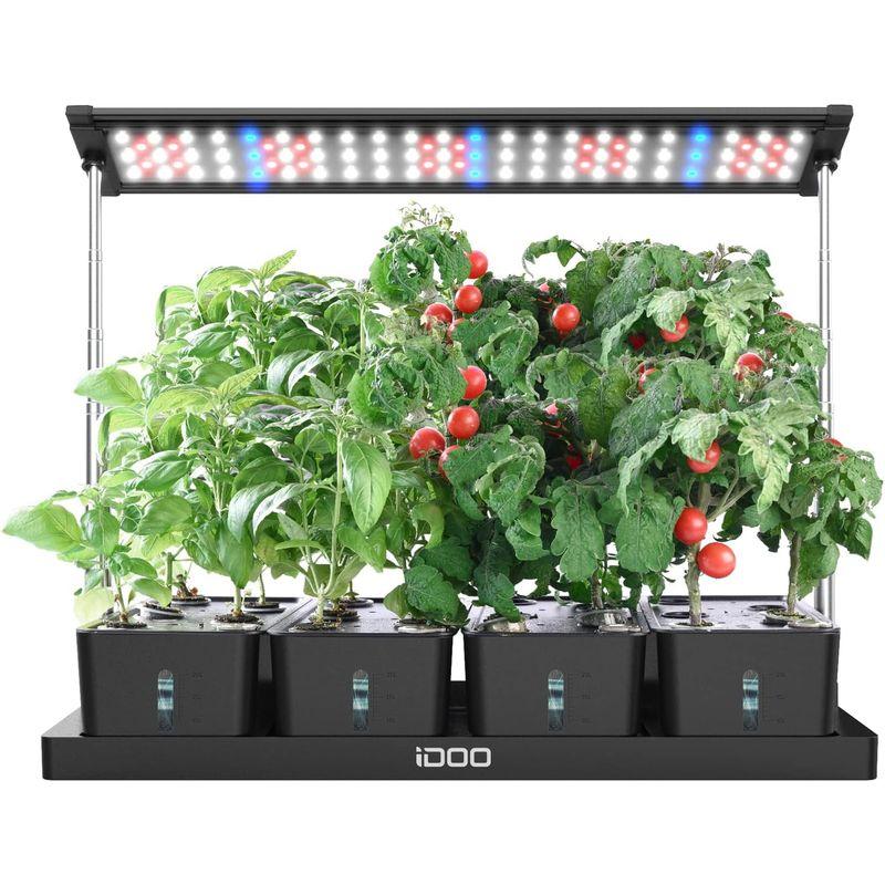 iDOO イドー 水耕栽培キット 大型 植物育成LEDライト付き 室内 水耕栽培 すいこう栽培キット 家庭菜園 野菜栽培セット 育苗キット イドー 水耕栽培キット 大型 植物育成LEDライト付き 室内 水耕栽培 すいこう栽培キット 家庭菜園 野菜栽培セット 育苗キット