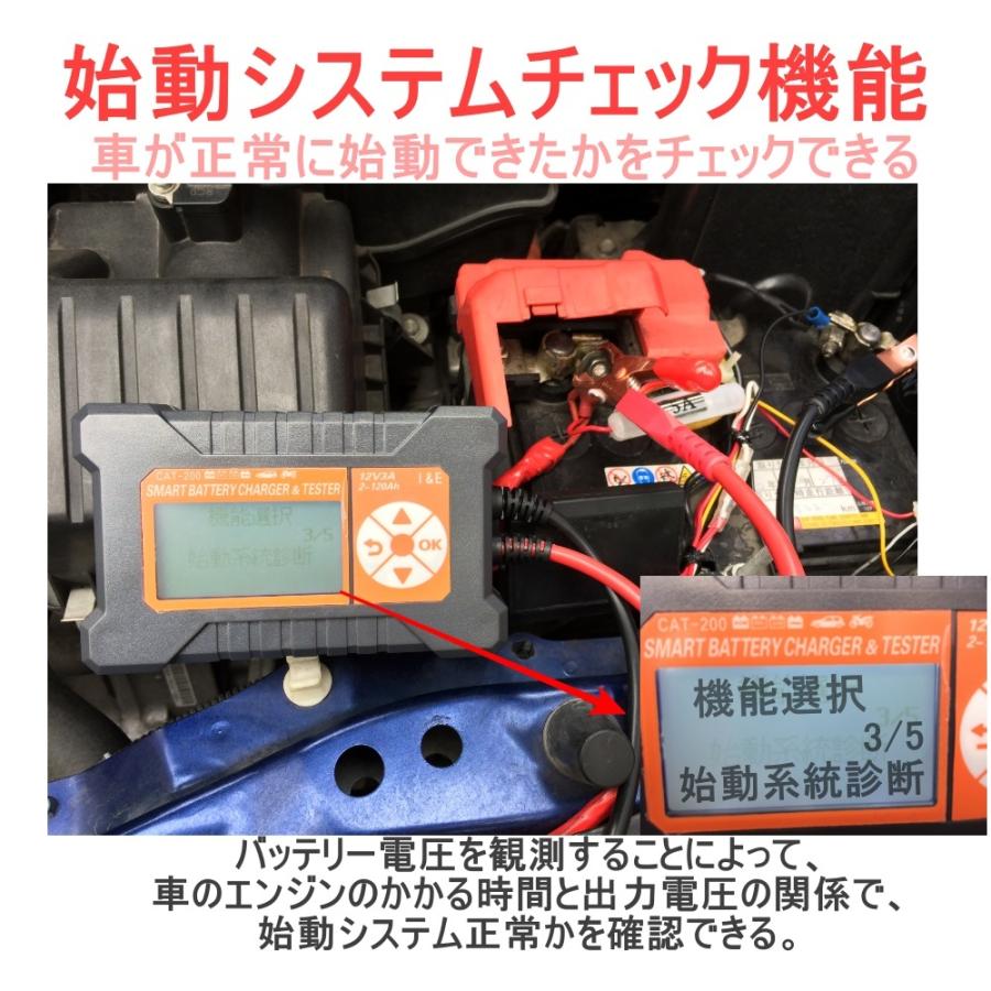 12Vバッテリー テスター機能付き充電器　｜aianndoi-store｜05