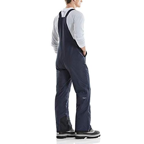 TSLA メンズ 冬用 スノービブ 防水 断熱 スノーボード オーバーオール リップストップ防風スキーパンツ ウィンタースキー スノーオ 並行輸入 2XL