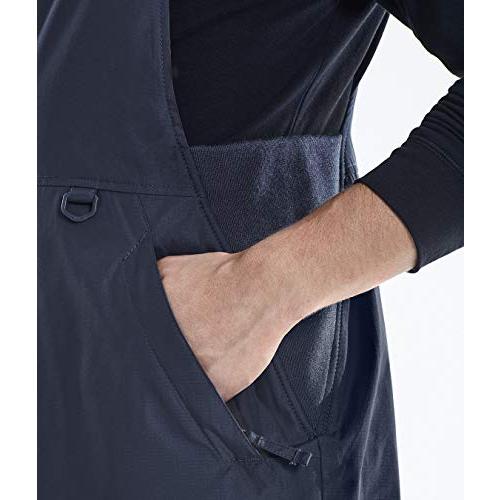 TSLA メンズ 冬用 スノービブ 防水 断熱 スノーボード オーバーオール リップストップ防風スキーパンツ ウィンタースキー スノーオ 並行輸入 2XL