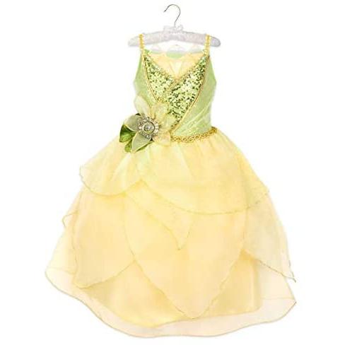 限定製作 ディズニー ティアナ 10周年記念コスチューム 子供用 プリンセスとカエル 5 6 グリーン Tiana Costume 超大特価 Mercurytechnologies Mn Com