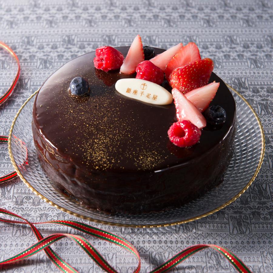 新作モデル 銀座千疋屋 ベリーのチョコレートケーキ 4 1再販