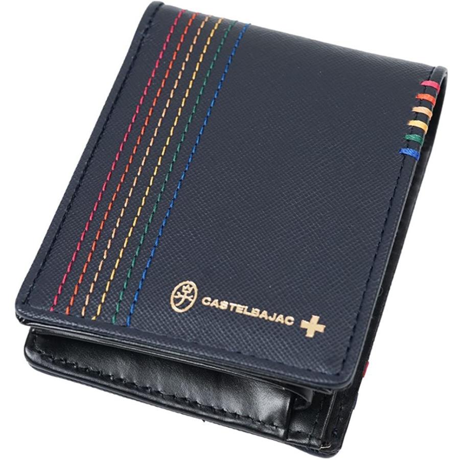 カステルバジャック 二つ折り財布 財布 シェスト メンズ メンズ 財布 帽子 ファッション小物 07 アイボストア ネイビー