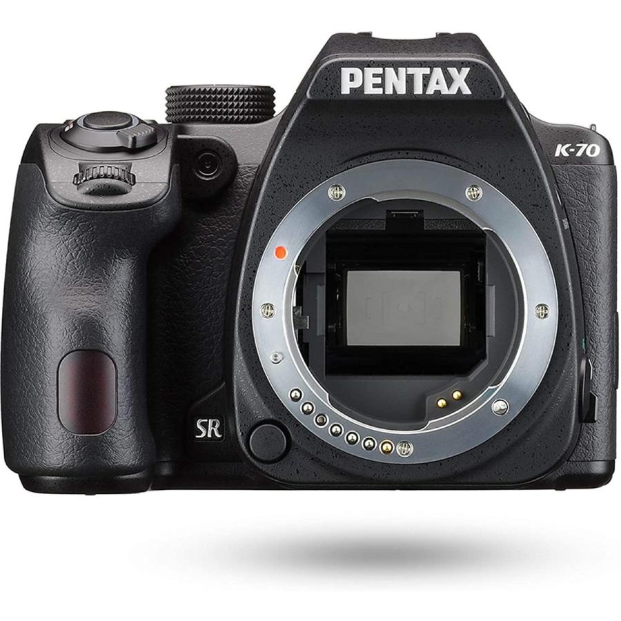 人気の PENTAX K-70 ボディ ブラック APS-Cデジタル一眼レフカメラ 【視野率100%光学ファインダー】【超高感度・高解像 2424万画素】【4 その他AV周辺機器
