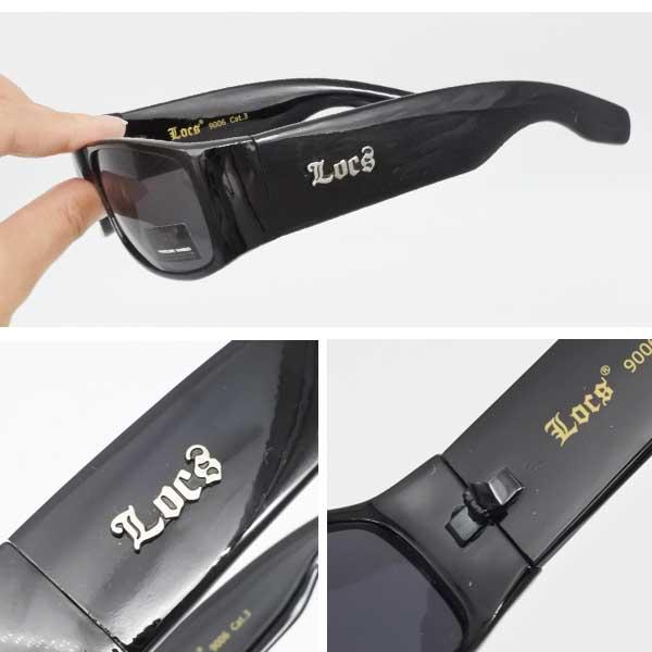 ローク サングラス メンズ Locs 004 ブラック 黒 ローク