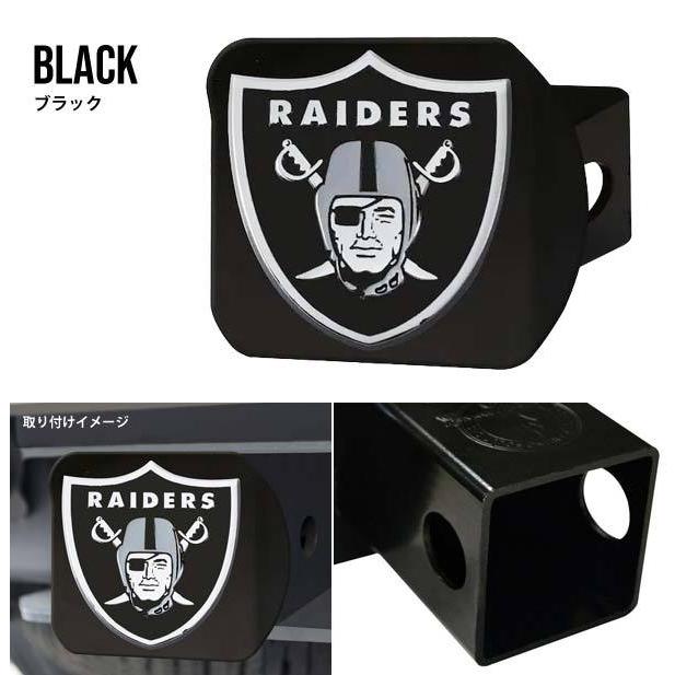 レイダース ヒッチカバー メタル製 2インチ 全2色 クローム ブラック 