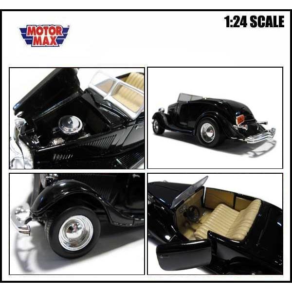 1/24 箱入り ミニカー 1934 FORD Conv. ブラック 1934年 フォード