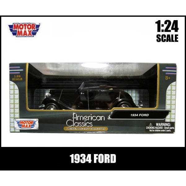 1/24 箱入り ミニカー 1934 FORD Conv. ブラック 1934年 フォード