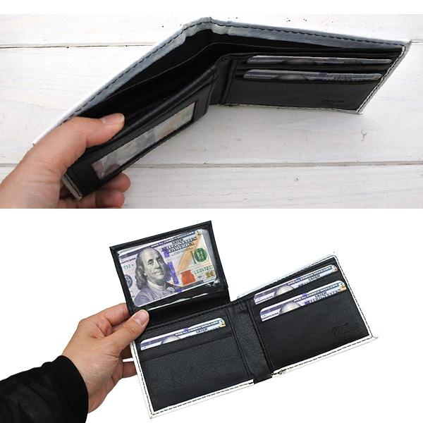 Sovereignty ミニ財布 アメリカ紙幣デザイン 100札柄 フェイクレザー 2つ折り財布 アメリカ輸入品 アメリカン 合皮