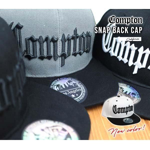 キャップ メンズ レディース #05 COMPTON ロゴ 刺繍 帽子 全4色